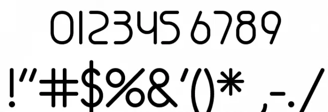 MAXWELL REGULAR Font OTHER CHARS