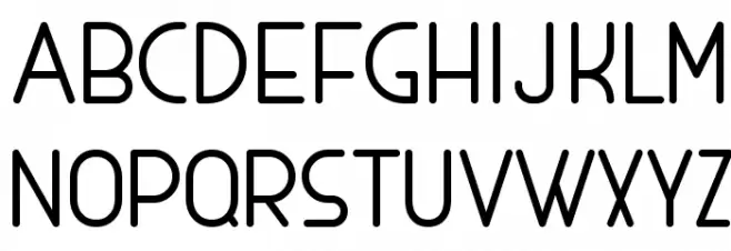 MAXWELL REGULAR Schriftart Groß
