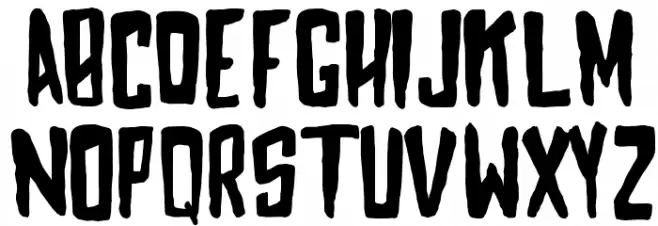 MAYHEM Schriftart Groß