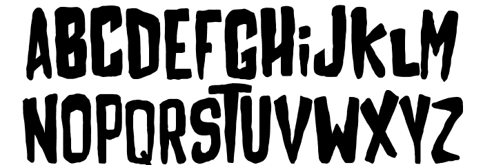 MAYHEM Font LOWERCASE