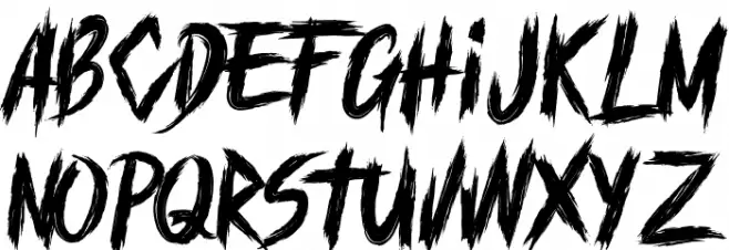 MAYHEND - demo Schriftart Kleinbuchstaben