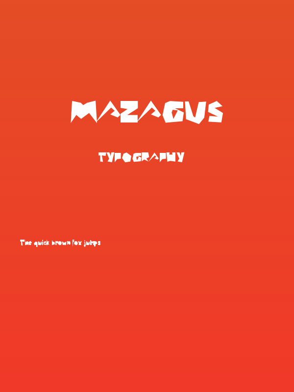 MAZAGUS Poster