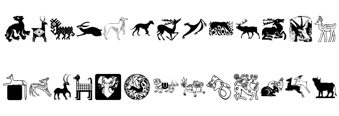 MAnimalsK Font LOWERCASE