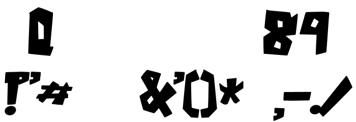MAtRixOiD Font OTHER CHARS