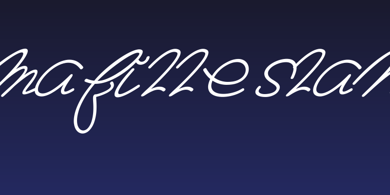 Ma Fille Slant Social Header