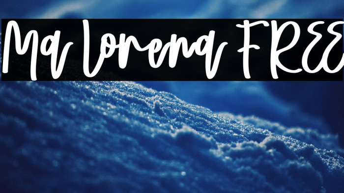 Ma Lorena FREE Example 1