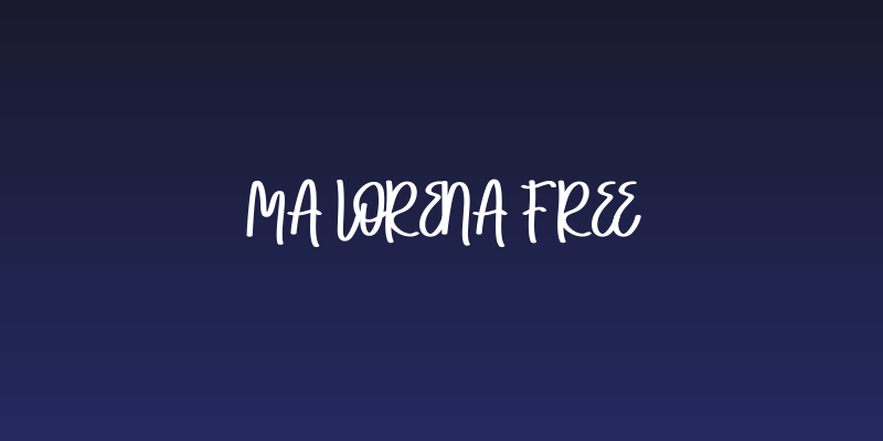 Ma Lorena FREE Social Header