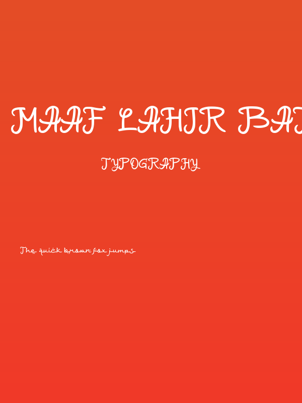 Maaf Lahir Batin Poster