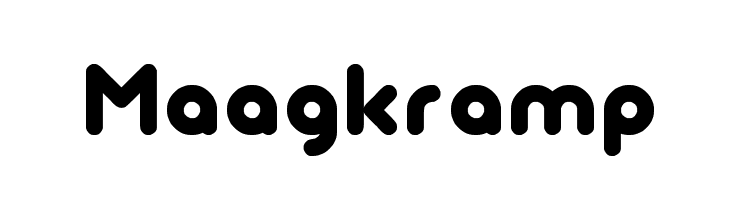 Maagkramp Font
