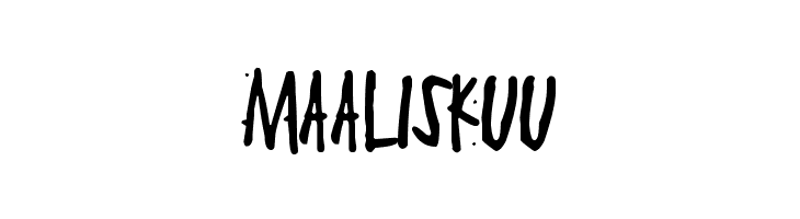 Maaliskuu Font