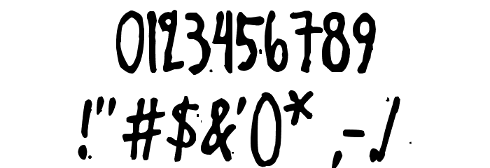 Maaliskuu Font OTHER CHARS