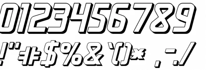 Maassslicer3D Font OTHER CHARS