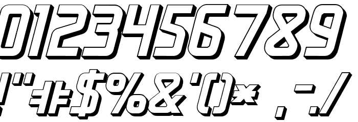 Maassslicer3D Font OTHER CHARS