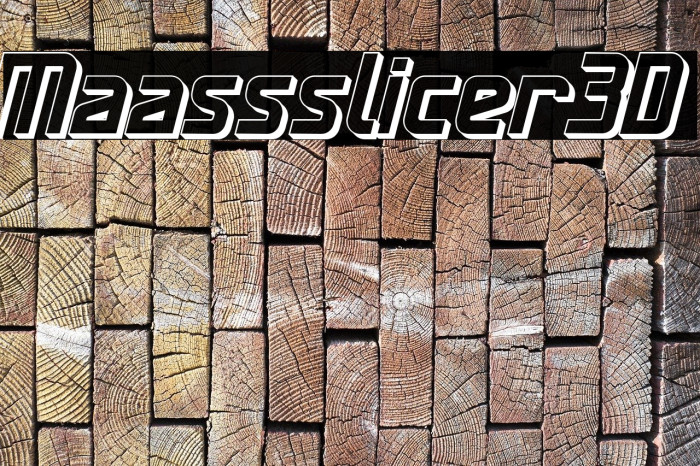 Maassslicer3D Font examples