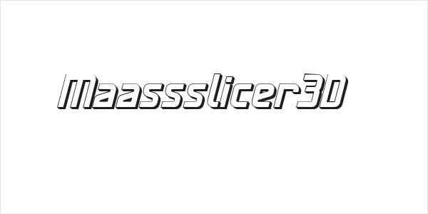 Maassslicer3D Logo