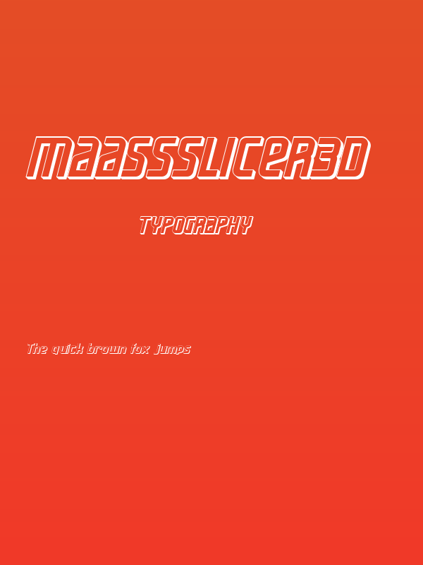 Maassslicer3D Poster