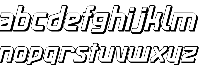 Maassslicer3D Font LOWERCASE