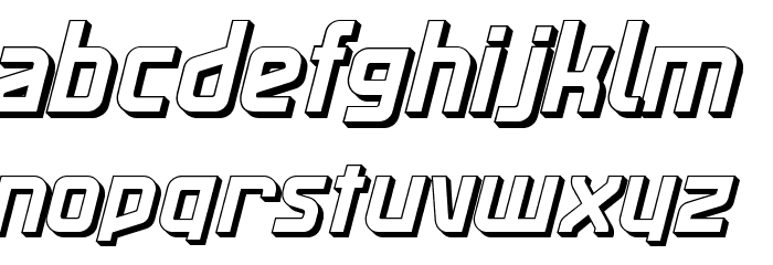 Maassslicer3D Font LOWERCASE