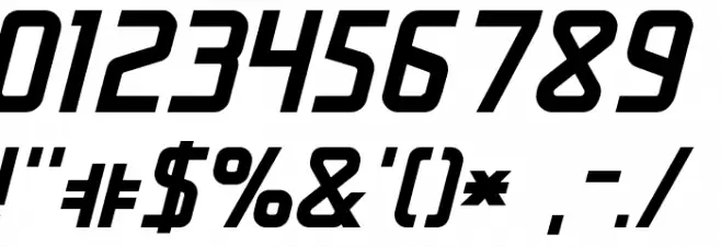 MaassslicerItalic Font OTHER CHARS