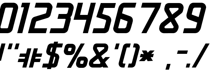MaassslicerItalic Font OTHER CHARS