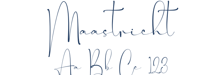 Maastricht Font Preview