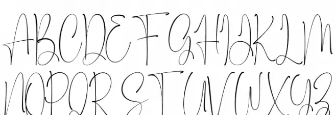 Maastricht フォント 大文字