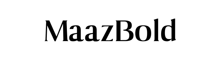 Maaz Bold    Fuentes Gratis Descargar