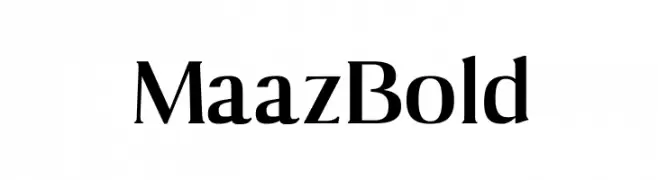 Maaz Bold    font caratteri gratis