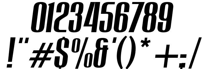 Mabella Italic Font OTHER CHARS