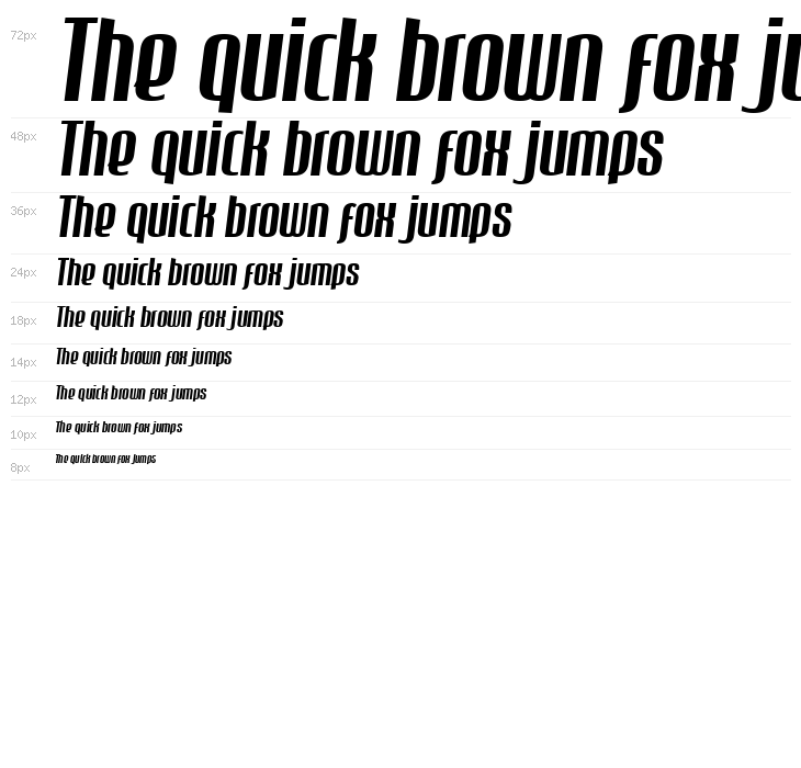 Mabella Italic Waterfall