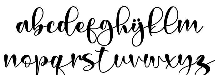 Mabelle Font LOWERCASE
