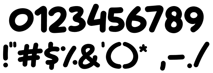 Mabook Font OTHER CHARS