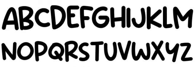 Mabook Schriftart Groß