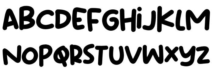 Mabook Font LOWERCASE