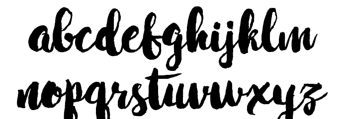 MabotimDemo Font LOWERCASE
