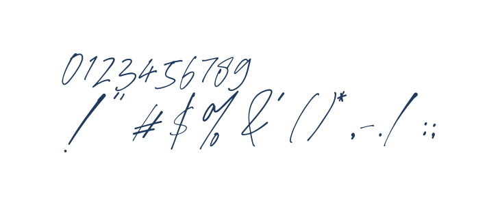 Mabrick Signature Regular Other Characters