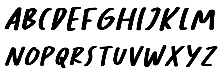 Mabsout Font UPPERCASE