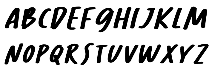 Mabsout Font LOWERCASE