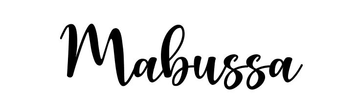 Mabussa  免费字体下载