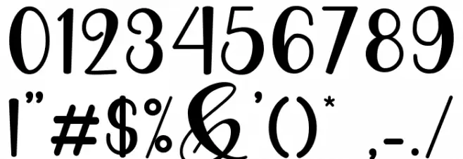 Mabussa Font OTHER CHARS