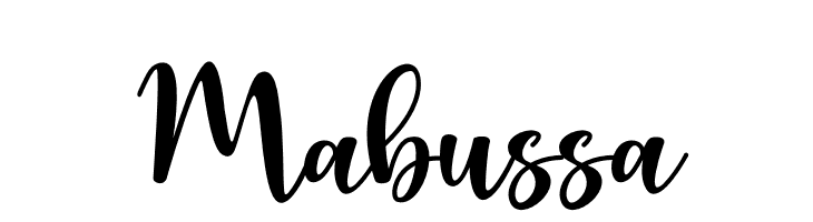 Mabussa  Frei Schriftart Herunterladen