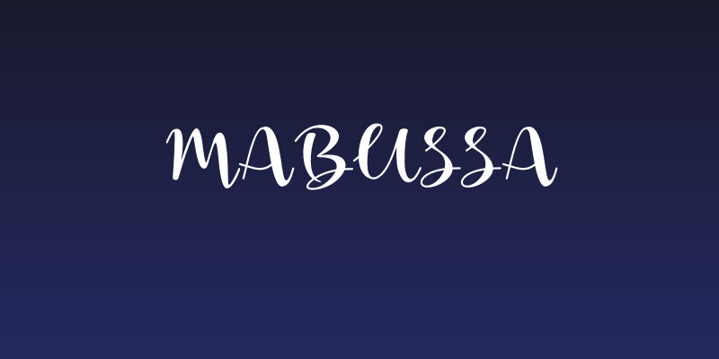 Mabussa Social Header