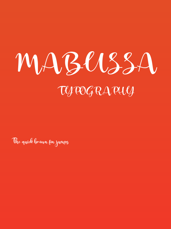 Mabussa Poster