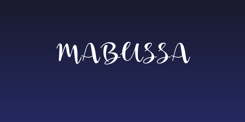 Mabussa Social Header