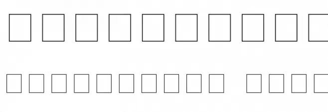 Mac Dingbats फ़ॉन्ट अन्य घर का काम