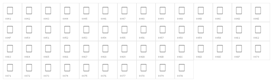 Mac Dingbats Character Map