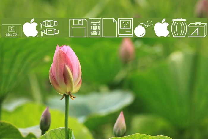 Mac Dingbats फ़ॉन्ट examples