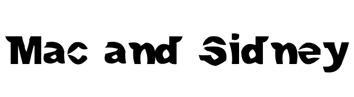 Mac and Sidney Font