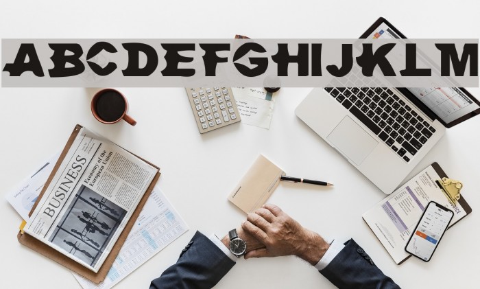 Mac and Sidney Font examples