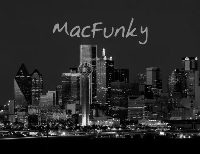 MacFunky Font examples
